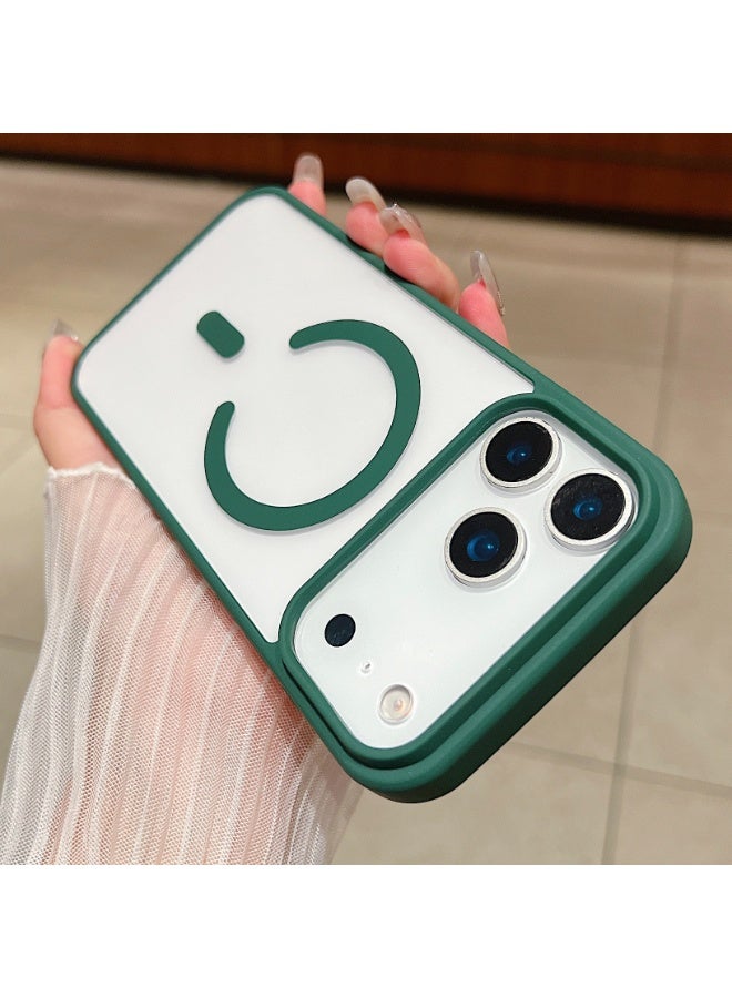 Magnetic Phone Case for iPhone 17 Pro Max 6.9 Inch Compatible with MagSafe, Shock Absorption Anti-Scratch Cover (Green) - Image 1